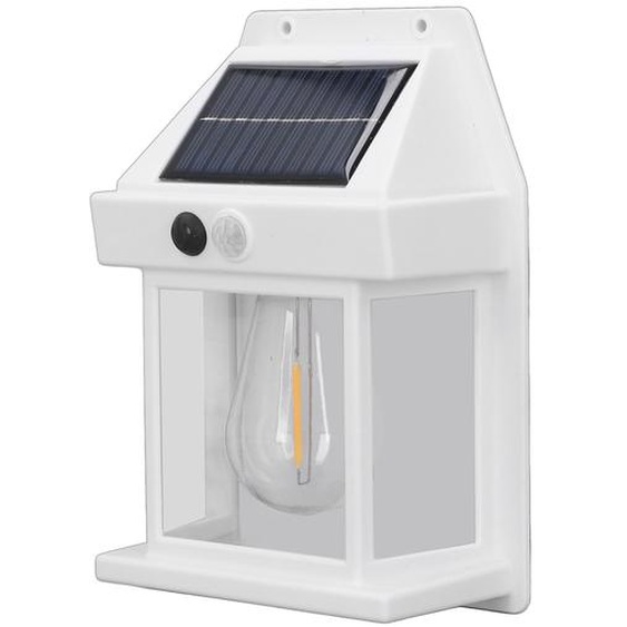 Applique solaire en tungstène,Applique solaire en tungstène pour lextérieur,Applique solaire en fil de tungstène,Luminaires dextérieur,Luminaires dextérieur à fixation murale,Applique murale à détecteur de mouvement,Applique murale à détecteur