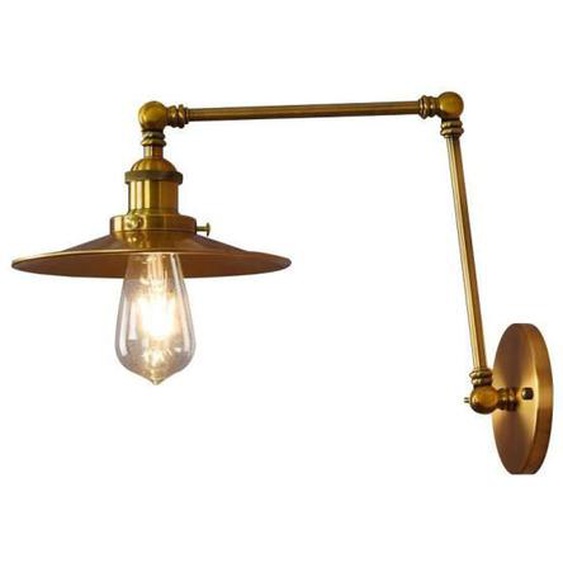 Applque Rétro Design Lampe Mural Métal D’or Classic Décorative Métal Table Lampe Bar Couloirs Salon Salle à Manger Bureau Balcon