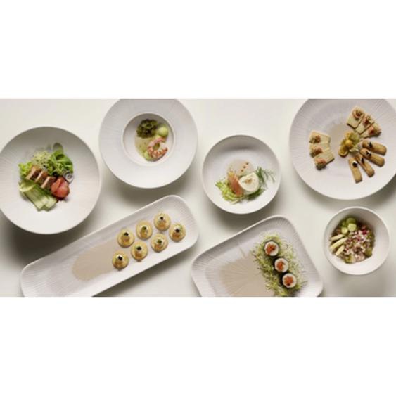 Assiette creuse BLUSH, diamètre: 225 mm, beige