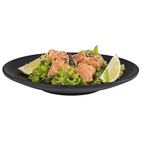 APS Assiette plate NERO, diamètre: 420 mm, noir
