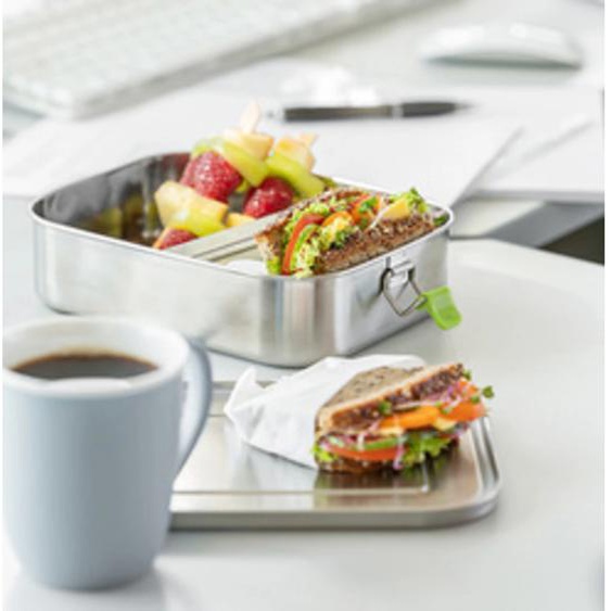 Boîte-repas LUNCHBUDDY M, acier inoyxdable, 0,8 litre