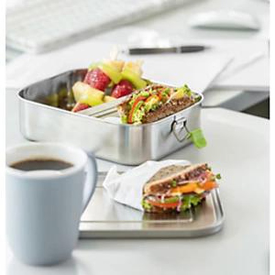 APS Boîte-repas M, en acier inoyxdable mat, 0,8 litre