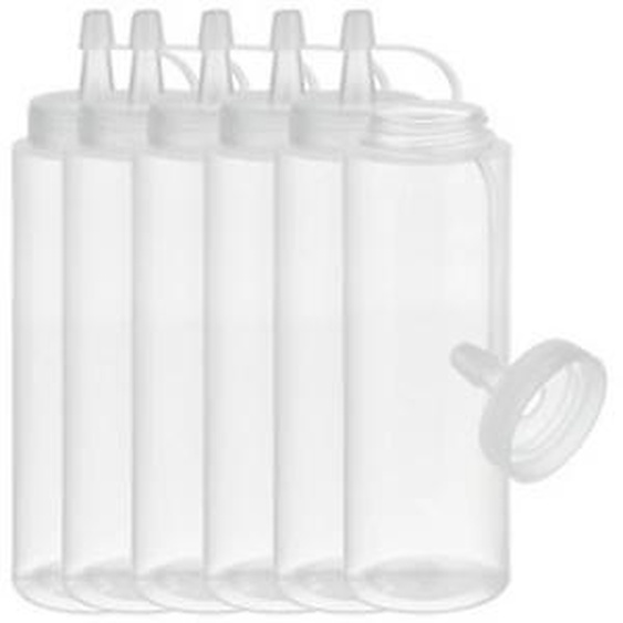 APS Bouteille verseuse souple, 490 ml, set de 6, rouge