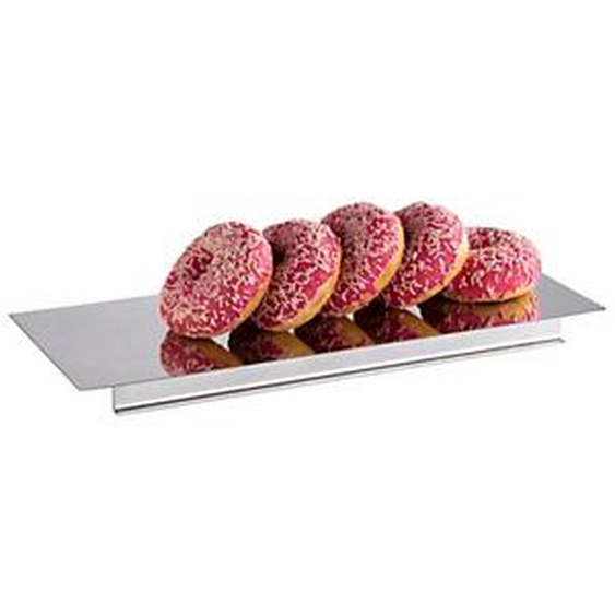 APS Plat pour gâteau, (L)390 x (P)160 x (H)30 mm, argent