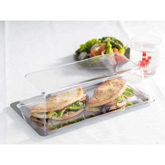 Plateau avec cloche, (L)330 x (P)170 x (H)100 mm