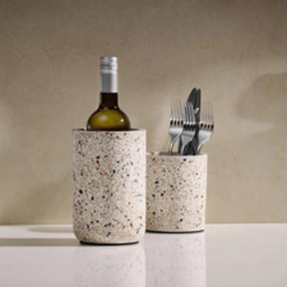 Range-couverts TERRAZZO, béton, beige