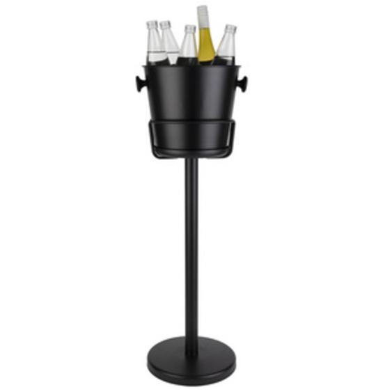 APS Seau à vin/champagne avec 2 poignées, noir