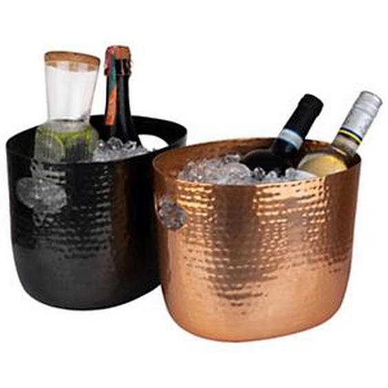 APS Seau à vin/champagne pour 1 à 2 bouteilles, noir