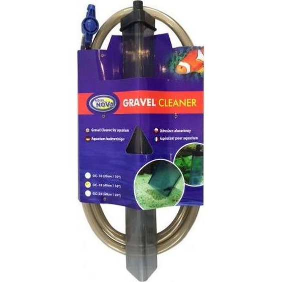 Aqua Nova GC-18 : Nettoyeur de gravier moyen avec valve