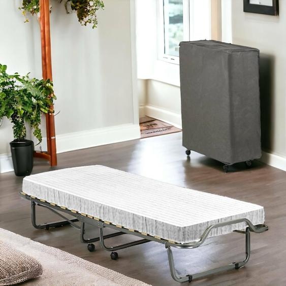 Aquadolce - Lit Pliable, Blanc, Matelas Inclus Fabriqué en Italie