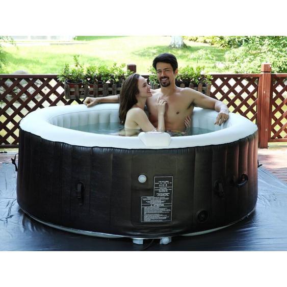 Aquazendo - Spa gonflable rond Bulles 4 places