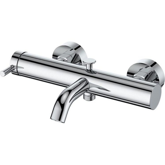 Beitz & Walz Aqvadesign Robinet de remplissage et de vidange pour baignoire A.P. / rond / neuf / chromé