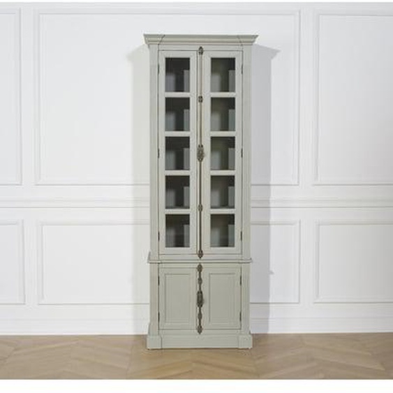 Vitrine 4 portes en pin ARAGON