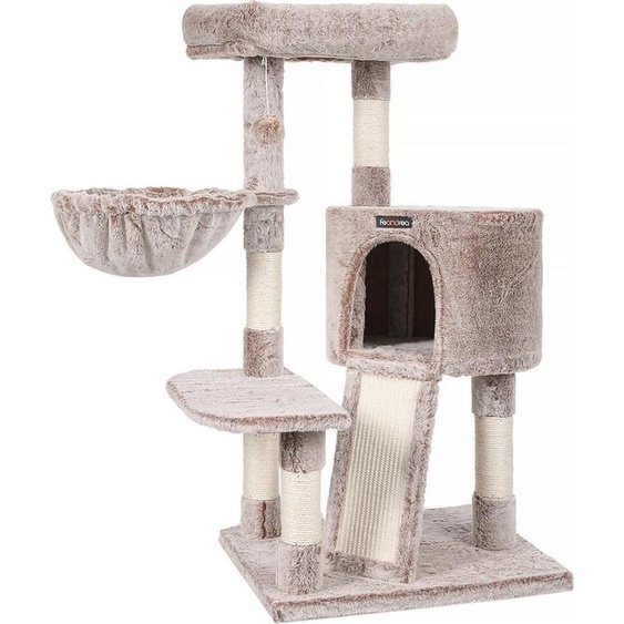 Arbre à chat 104 cm avec planche à griffer