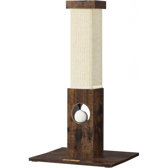 Arbre à grimper en sisal de 73 cm de haut, couleur marron vintage
