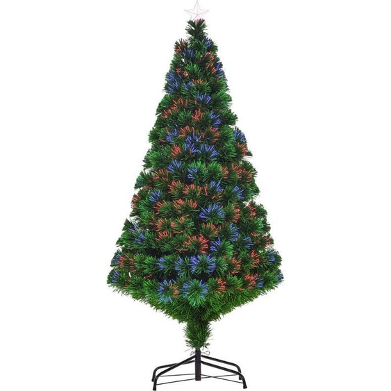 Arbre de Noël artificiel 150 cm, sapin artificiel avec éclairage LED, 180 pointes Arbre de Noël Décoration de Noël y compris support métallique pour lintérieur,