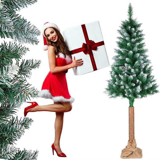 Arbre de Noël artificiel sur tronc NOELA pine 180 cm stand
