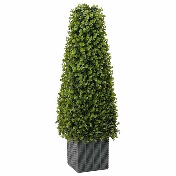 Arbre dEucalyptus Artificiel Vert 27 x 27 x 90 cm Plastique