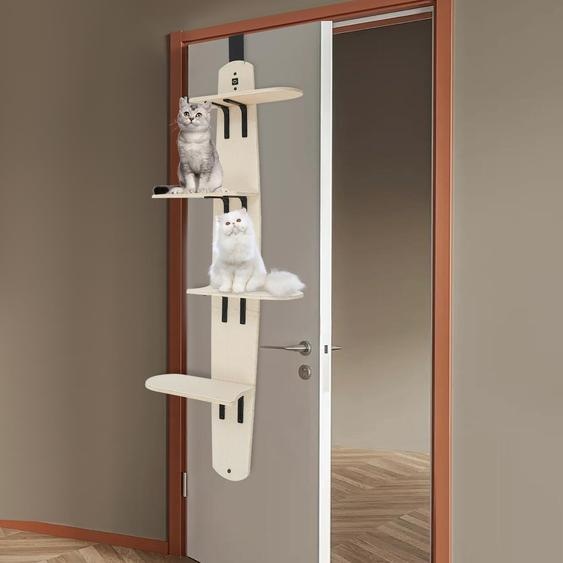Arbres à chats 4 étages polyvalent pour chats 56,6*26,6*170,94cm