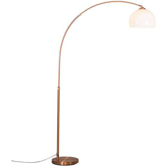 Arc-basic - Lampe arquée - 1 lumière - h 1700 mm - Cuivre - Rustique, Moderne - éclairage intérieur - Salon - Qazqa