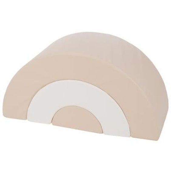 Arc-en-ciel mini - lot de 3 gros blocs blanc, cappuccino