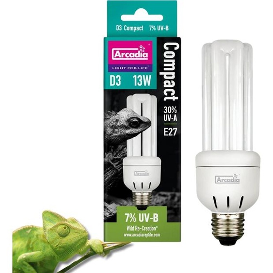 ARCADIA Lampe compacte MINI Forest D3 (UVB 7%) 13W E27