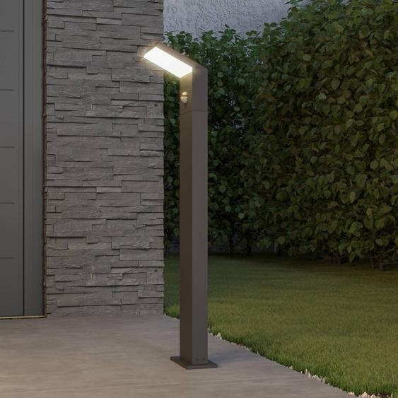 Arcchio, borne lumineuse LED Yolena, détecteur, 100 cm, anthracite Yolena Arcchio, noir, Aluminium, Moderne