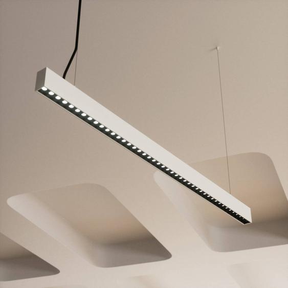Arcchio suspension pour bureau LED Jolinda slim, métal, up/down slim Arcchio, dimmable, gris, Bureau, Aluminium, Moderne