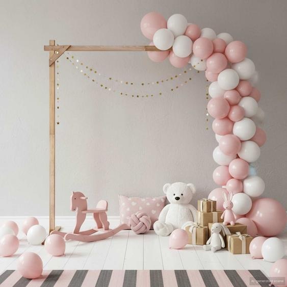 Arche de mariage Marron Clair 225 x 95 x 226 cm