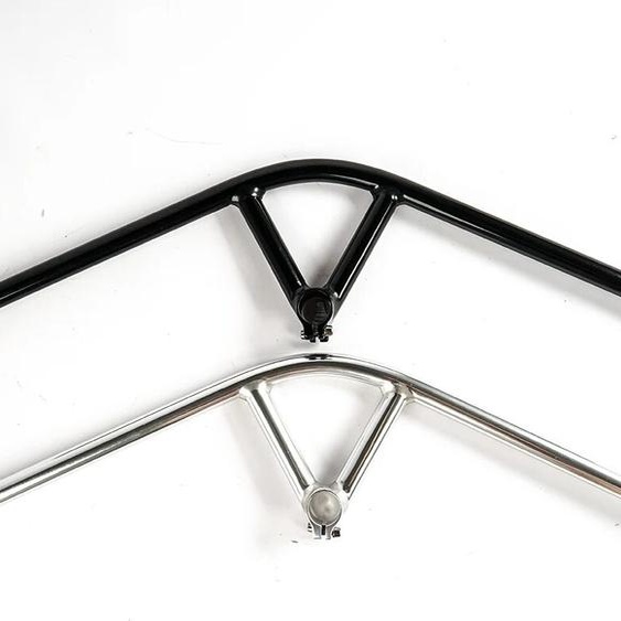 Ardently-Guidon de vélo intégré en alliage daluminium, guidon en forme unique, engrenage partenaire vintage, guidon de vélo VTT avec potence