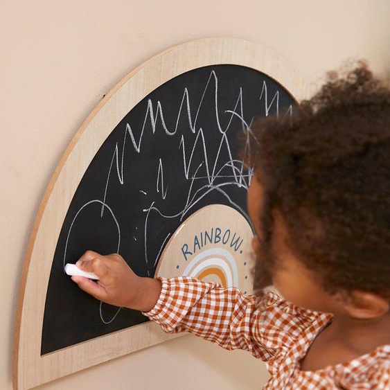 Ardoise Arc-en-ciel bois - ardoise