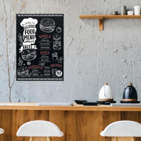Ardoise sans cadre, 420 x 600 mm, noir