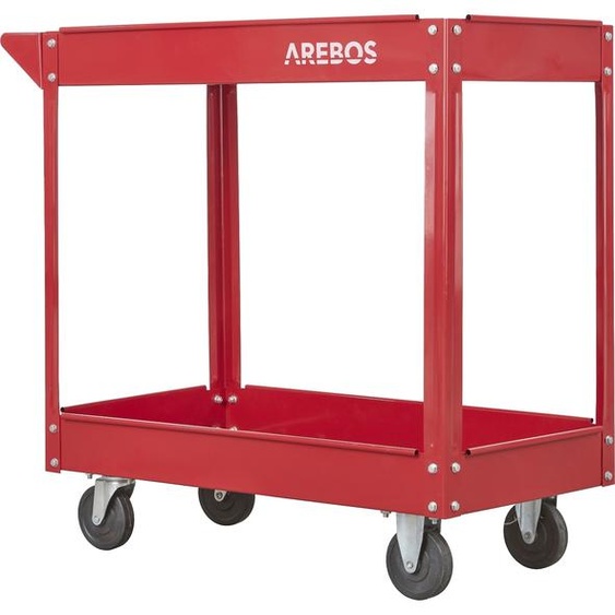 AREBOS Chariot datelier | Chariot de montage avec 2 compartiments | Capacité de charge 100kg