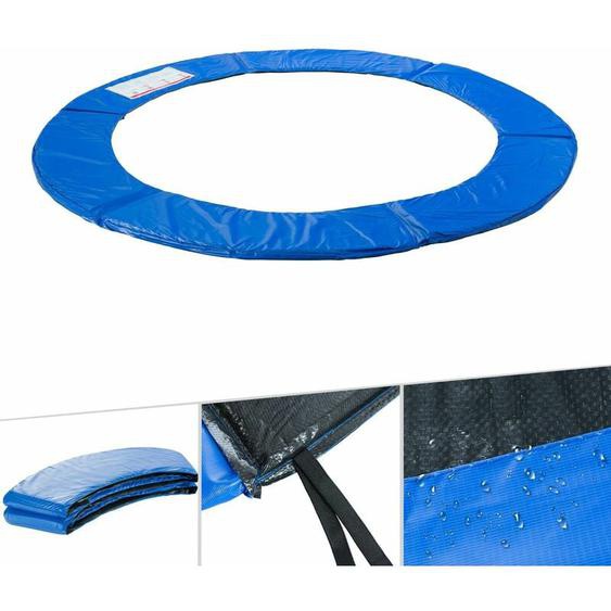 Coussin de Protection pour Trampoline de Remplacement 305 cm Trampoline Couverture Rembourrage résistant aux intempéries et uv Bleu 305 cm - Arebos