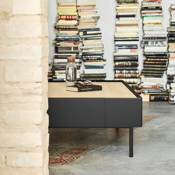 Arista - Table basse en bois 110x60cm - Couleur - Noir
