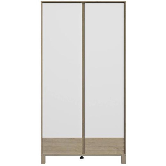 Armoire 2 Portes Achille Chêne Blond