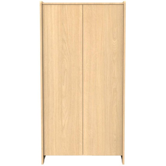 Armoire 2 Portes En Bois Décor Chêne Miel - Cannelle Marron