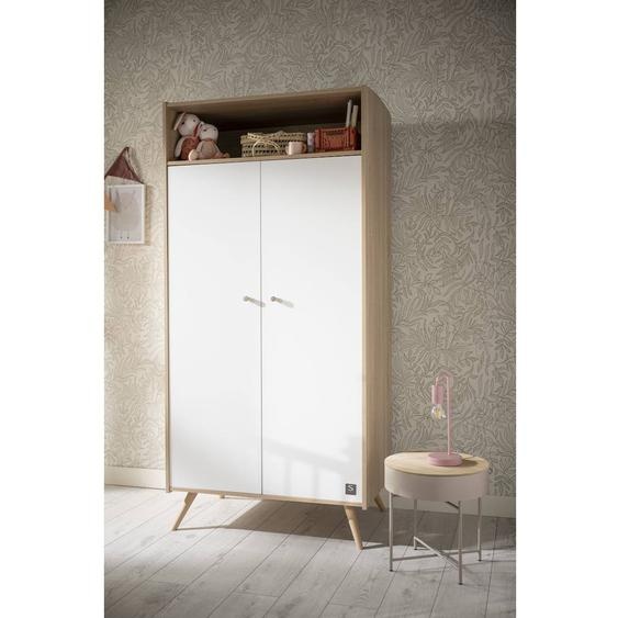 Armoire 2 Portes Et 1 Niche - Access Marron/blanc