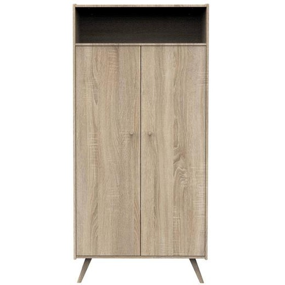 Armoire 2 Portes Et 1 Niche Marron