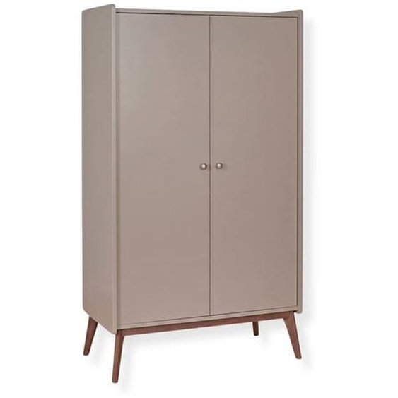 Armoire 2 Portes Gaïa Argile & Noyer