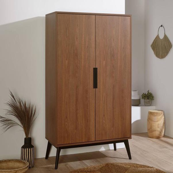 Armoire 2 Portes Vintage Octave Noyer