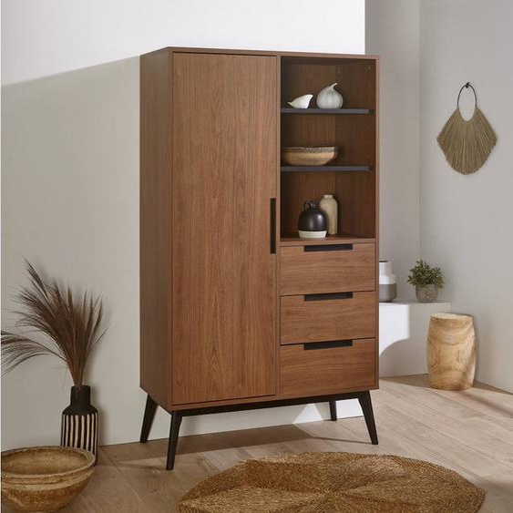 Armoire 2 Portes Vintage Octave Noyer