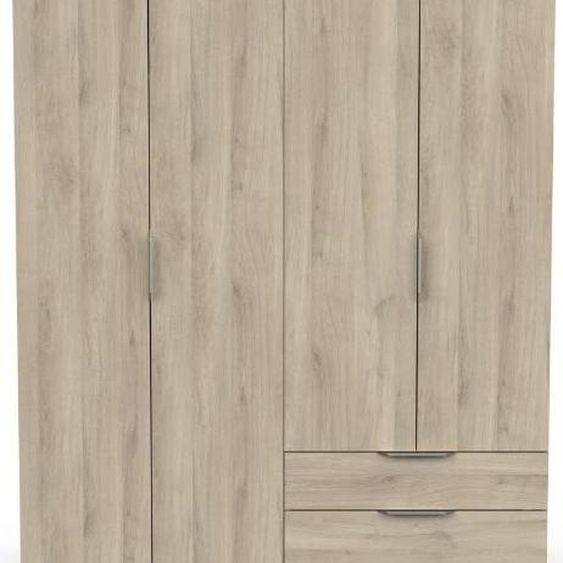 Armoire 4 portes et 2 tiroirs Ghost - L157,3 cm