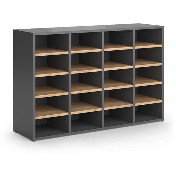 Armoire à chaussures Lysander, Chêne de force doré, 104x65.5cm, Vicco