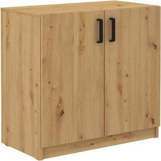 Armoire à étagères MABAKA – chêne artisan