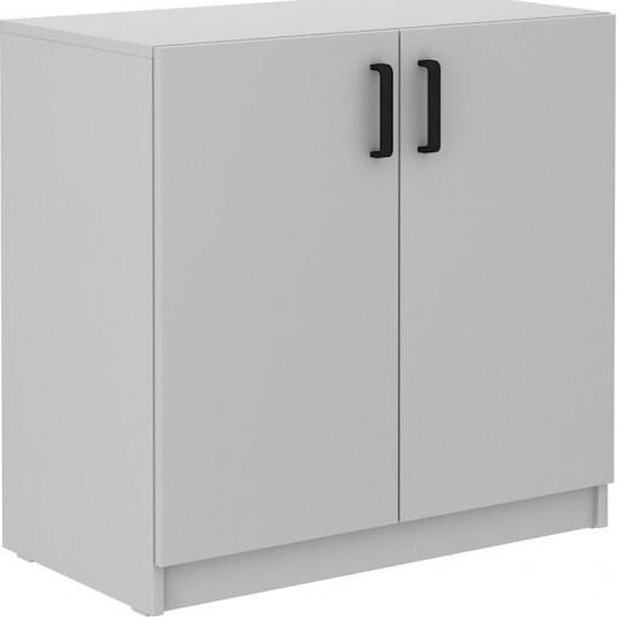 Armoire à étagères MABAKA – gris