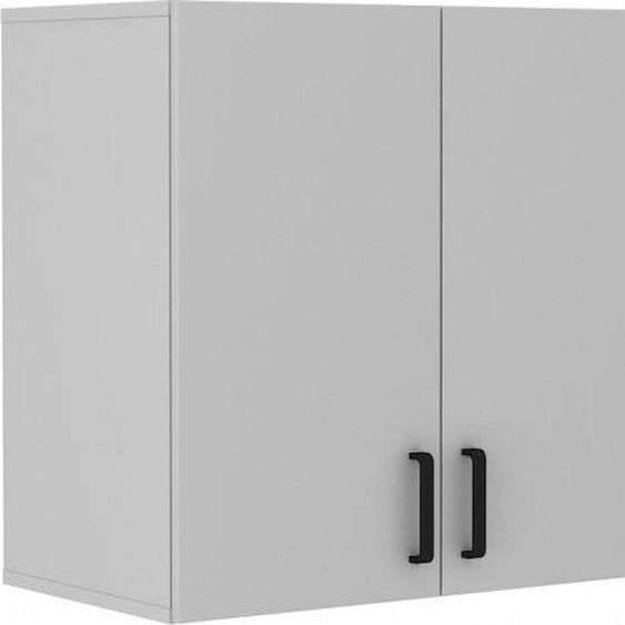 Armoire à étagères supérieure MABAKA – gris