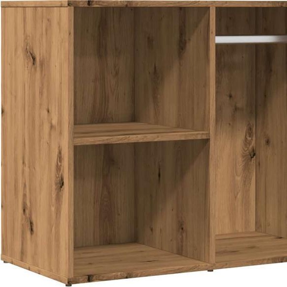 Armoire de dressing chêne artisanal 80x40x65 cm bois ingénierie