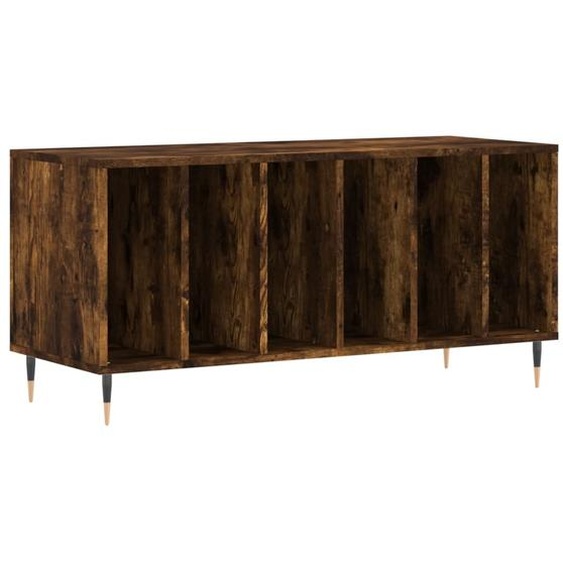 Armoire à panneaux Chêne fumé 100x38x48 cm Matériau dérivé du bois