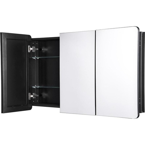 Armoire à pharmacie 25,5 po x 40 po Armoire à pharmacie avec miroir Étagères réglables